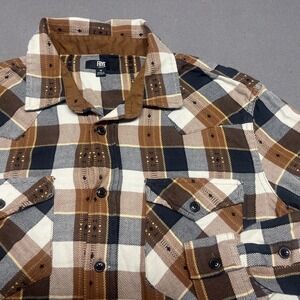 Frye Jacquard Flannel‎ Shirt Mens Medium